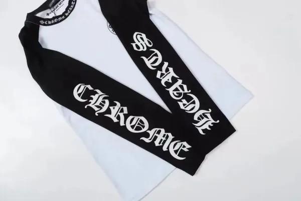 Chrome Hearts Long Sleeve Raglan T-Shirt White/Black - 11