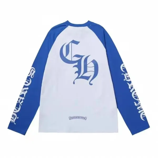 Chrome Hearts Long Sleeve Raglan T-Shirt White/Black - 10