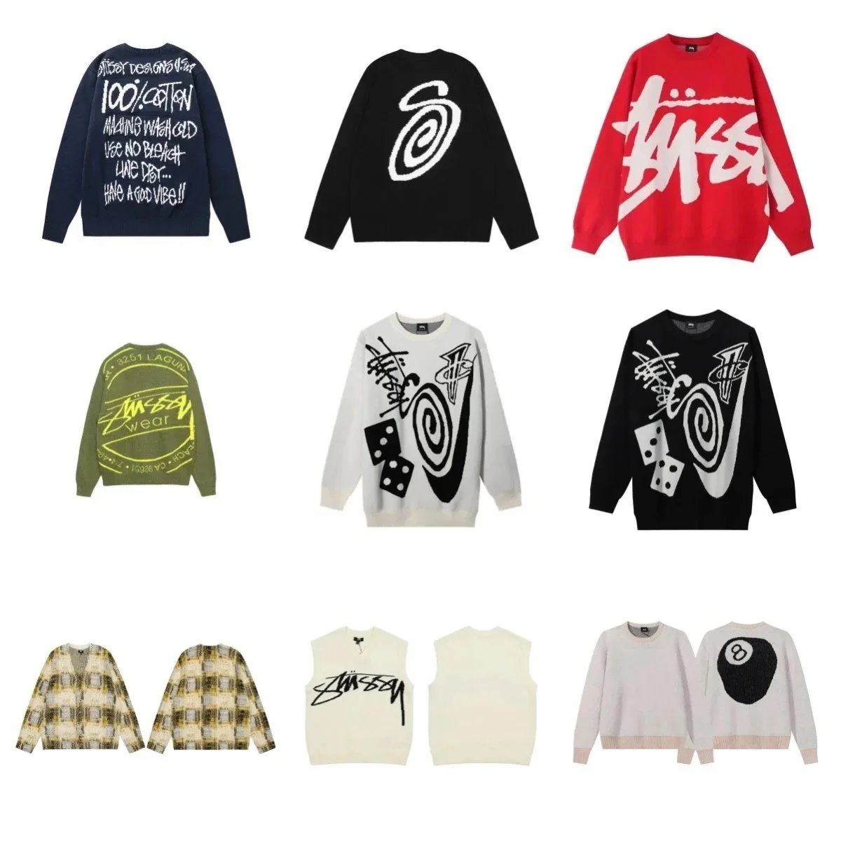 Stüssy Sweaters [19 styles]