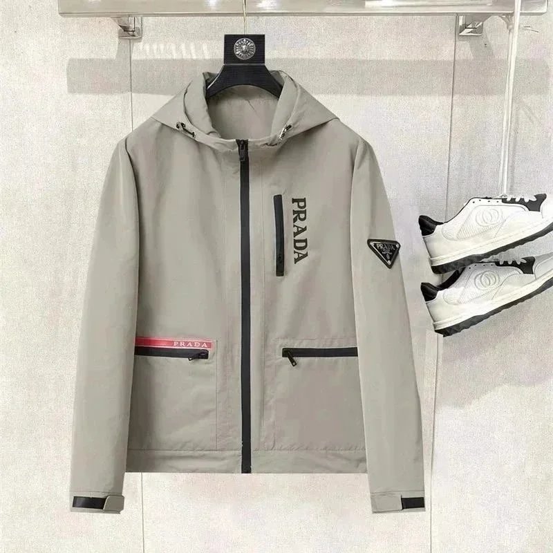 Prada Re-Nylon Windbreaker Black Jacket - 10