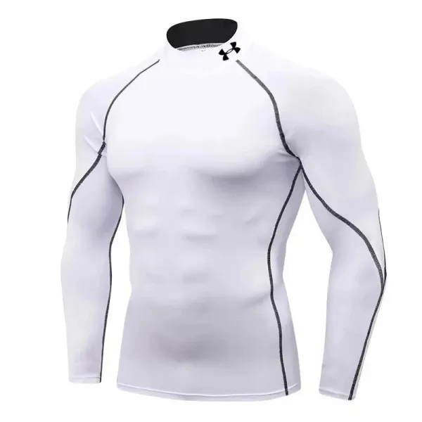 Under Armour Compression Base Layer White Long Sleeve - 1