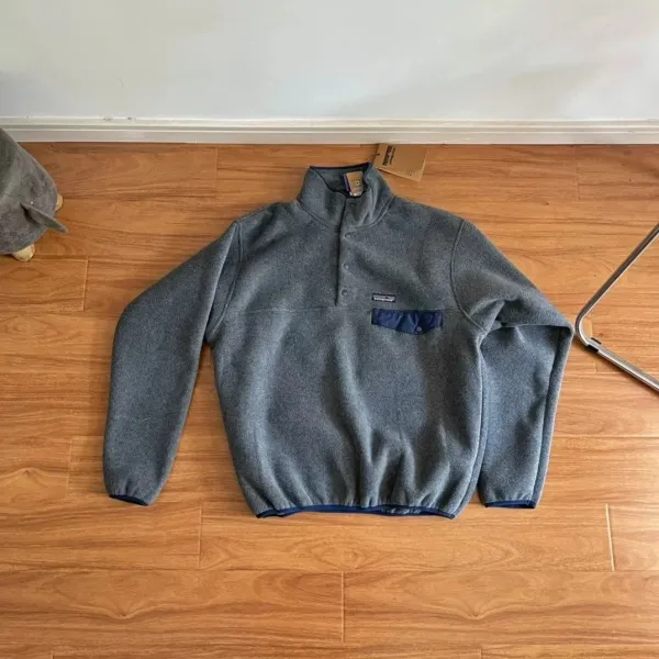 Patagonia Synchilla Snap-T Fleece Pullover Gray - 1