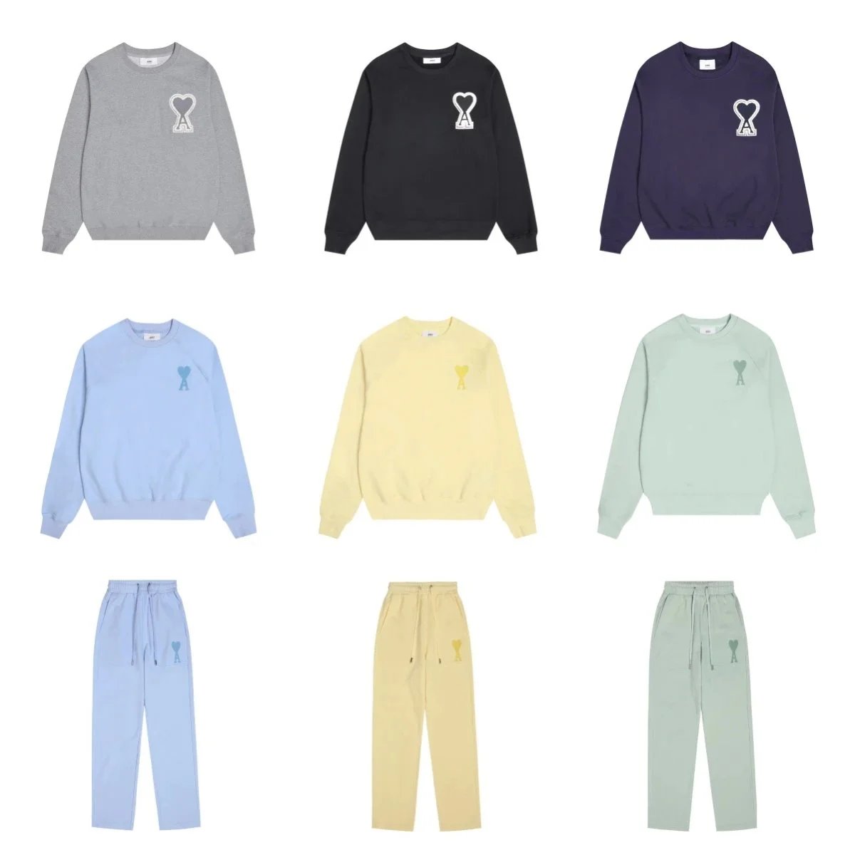 CDG Play Heart Logo Sweatshirt/Pants [40 styles]