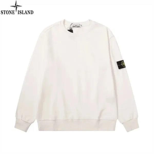 Stone Island Crewneck Sweatshirt Off-White - 1