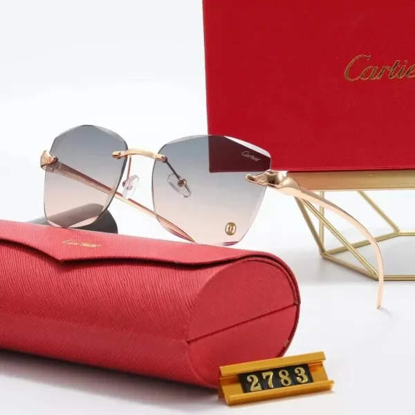 Cartier Panthère De Cartier Gradient Rose Gold Sunglasses - 1