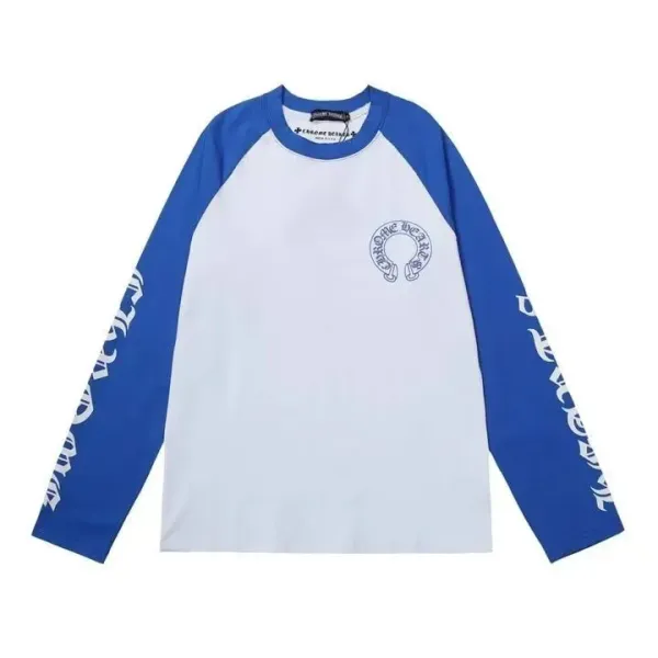 Chrome Hearts Long Sleeve Raglan T-Shirt White/Black - 9