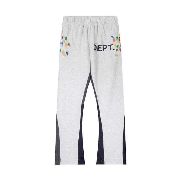 DEPT. Paint Splatter Sweatpants Gray - 1