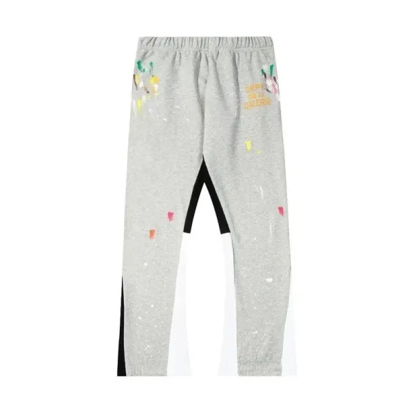 DEPT. Paint Splatter Sweatpants Gray - 11