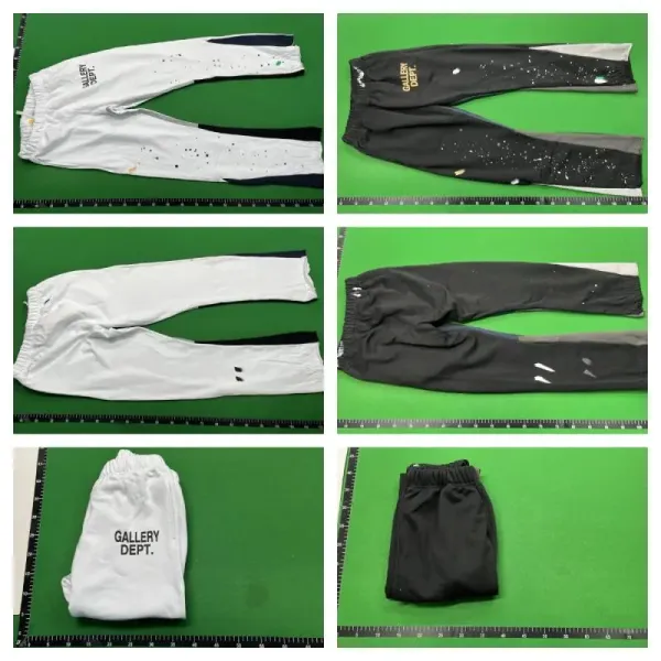 DEPT. Paint Splatter Sweatpants Gray - 4