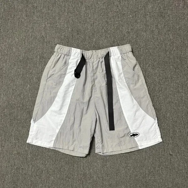 Off-White Windbreaker and Shorts Set Yellow/White - 9