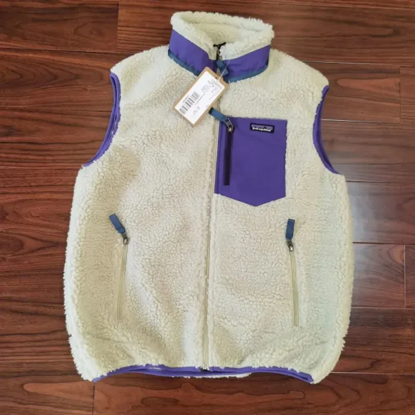Patagonia Better Sweater Fleece Vest Purple/Beige Vest - 1