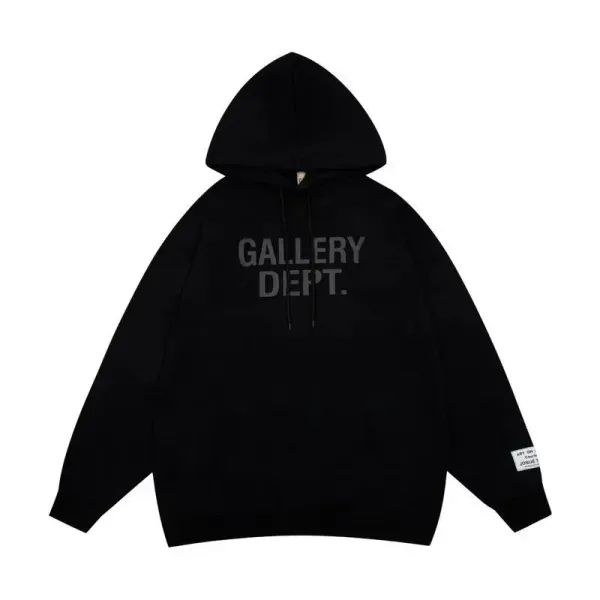 Gallery Dept. Logo Hoodie Black - 1