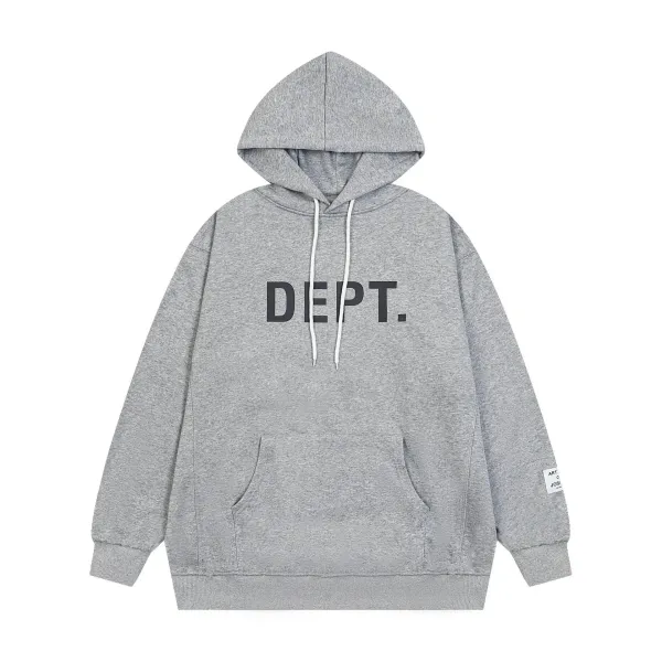 DEPT. Logo Hoodie Gray Hoodie - 1