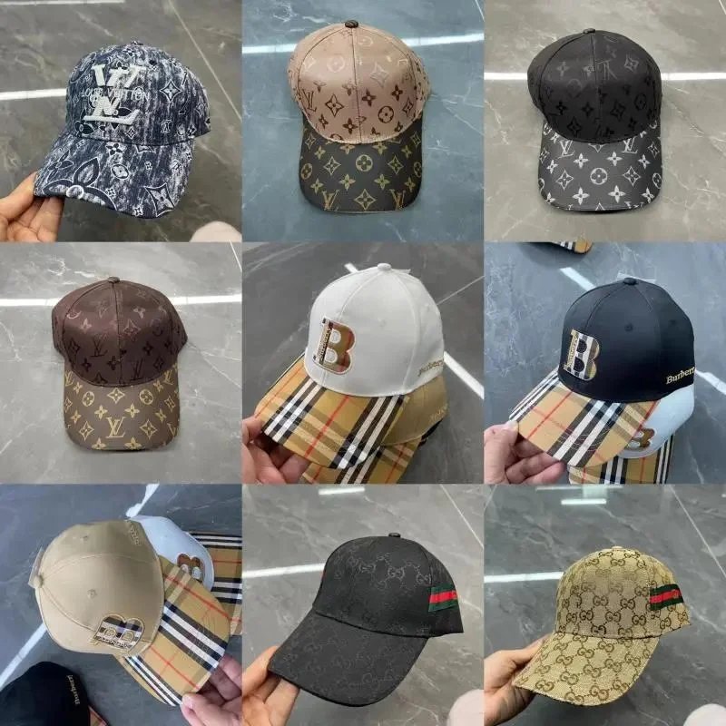 LV Monogram / Burberry Check / Gucci GG Supreme Baseball Caps [35 styles]