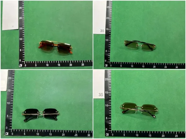 Cartier C Décor Square Pink Gradient Sunglasses - 4