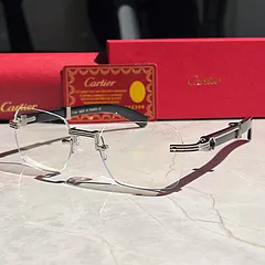 Cartier C Décor Optical Glasses Silver - 1