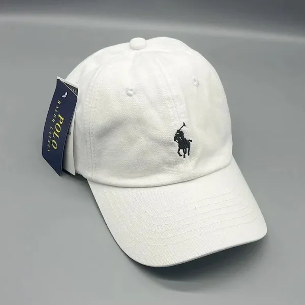 Ralph Lauren Polo Pony Embroidered Brown Baseball Cap - 7