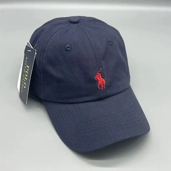 Ralph Lauren Polo Pony Embroidered Brown Baseball Cap - 6