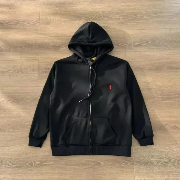 Polo Ralph Lauren Classic Zip-Up Hoodie Black - 1