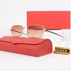 Cartier C Décor Square Pink Gradient Sunglasses - 1