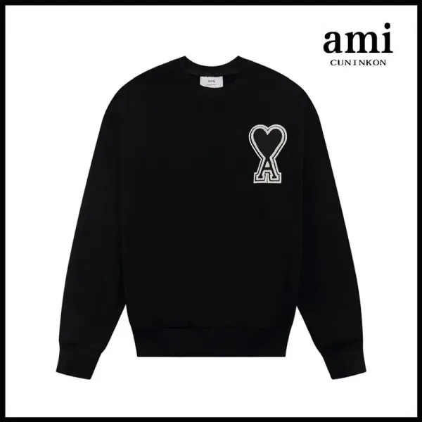 Ami Paris x Cuninkon Heart Logo Black Hoodie - 1