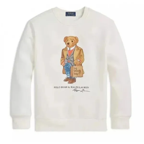 Ralph Lauren Polo Bear Graphic Navy Hoodie - 5