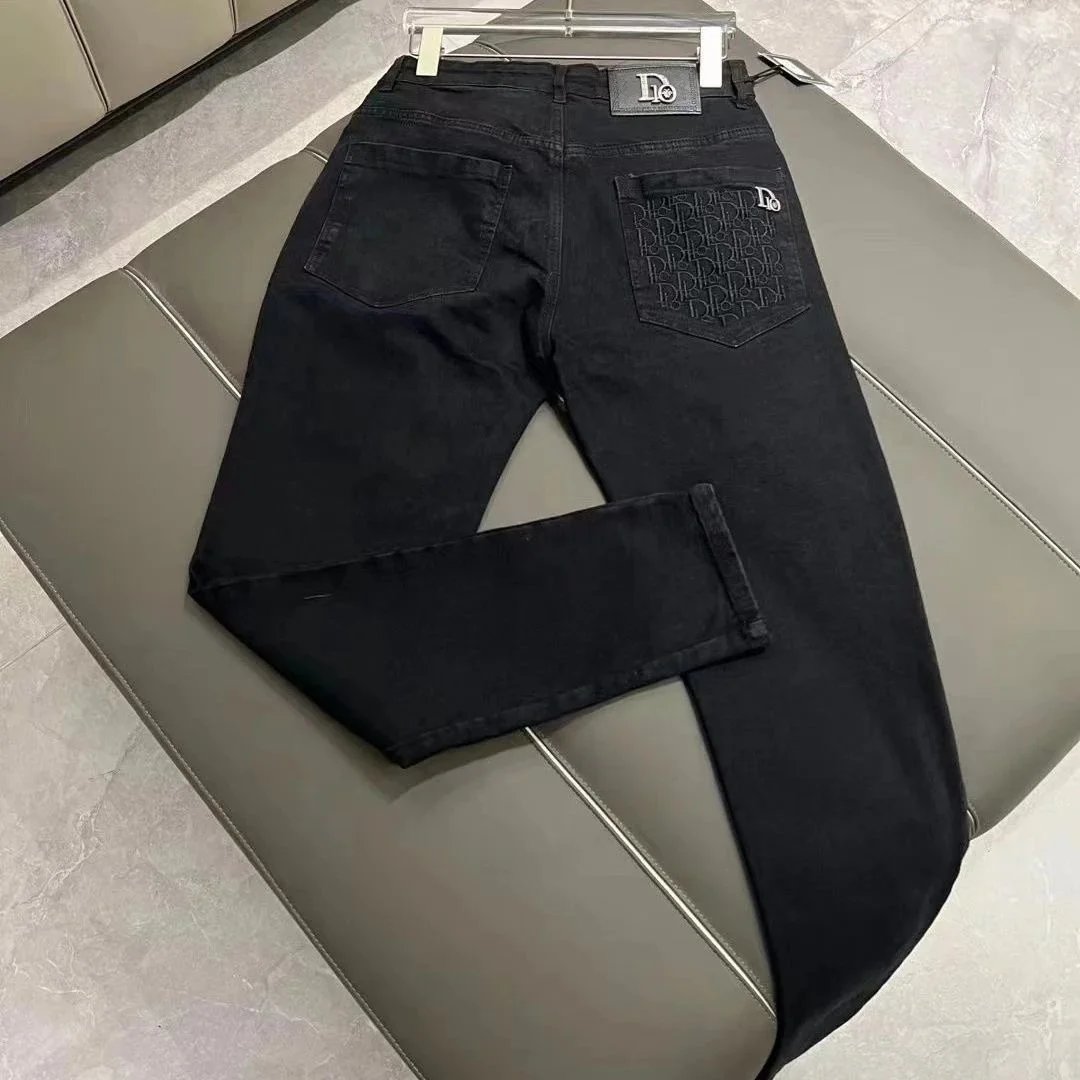Dior Oblique Monogram Black Jeans - 1