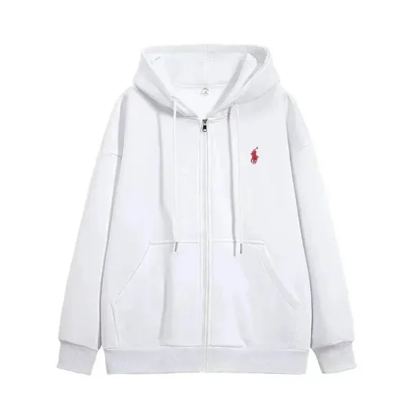 Polo Ralph Lauren Classic Zip-Up Hoodie White - 1
