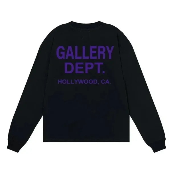 Gallery Dept. Hollywood Long-Sleeve T-Shirt Black - 1