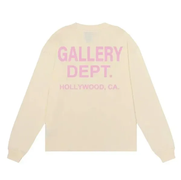 Gallery Dept. Hollywood Long Sleeve Tee Beige - 1
