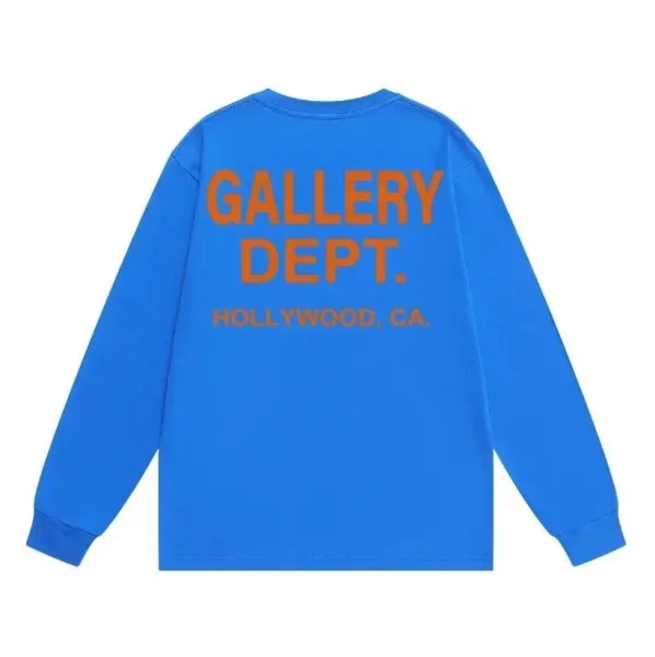 Gallery Dept. Hollywood Long-Sleeve T-Shirt Blue - 1