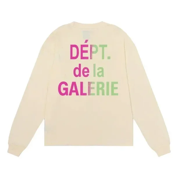 Dept. de la Galerie Long-Sleeve T-Shirt Beige - 1