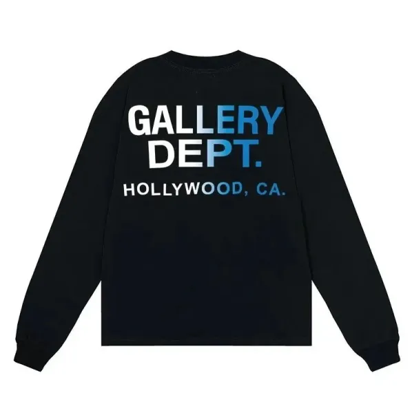 Gallery Dept. Hollywood CA Long-Sleeve T-Shirt Black - 1