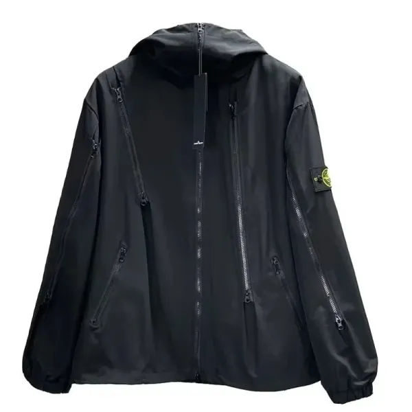 Stone Island Shadow Project Windbreaker Black Jacket - 1