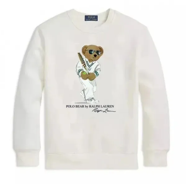 Polo Ralph Lauren Polo Bear Cricket Sweatshirt Off-White - 1