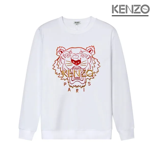 Kenzo Tiger Embroidered Black Hoodie - 7