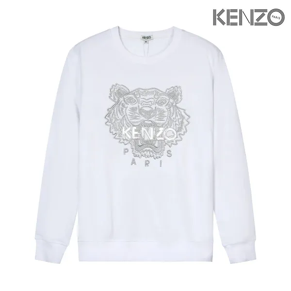 Kenzo Tiger Embroidered Black Hoodie - 5