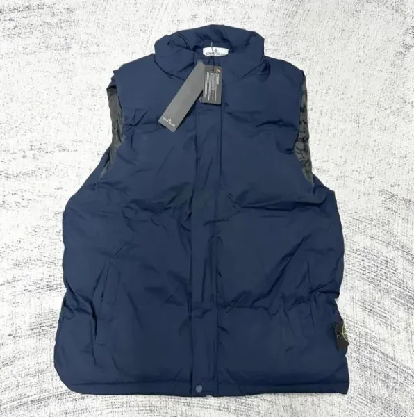 Stone Island Shadow Project Down Vest Navy - 1