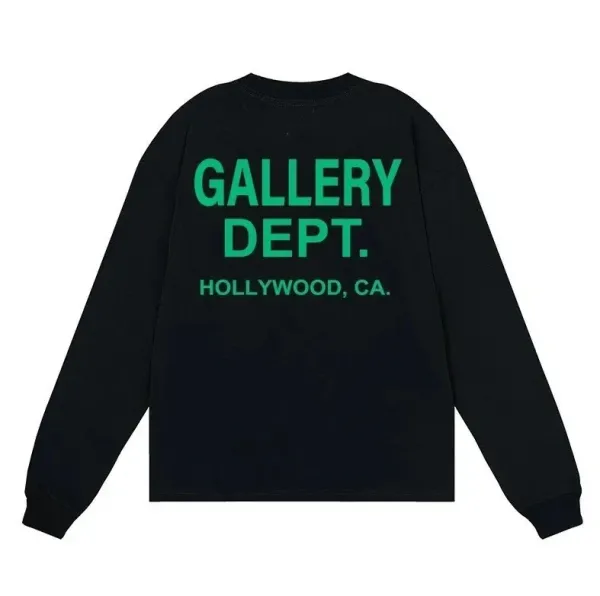Gallery Dept. Oversized Long-Sleeve Tee Black - 1
