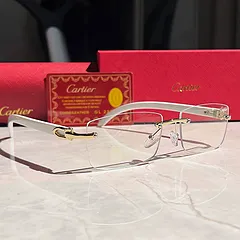 Cartier Panthère de Cartier Rimless Optical Glasses Transparent - 1