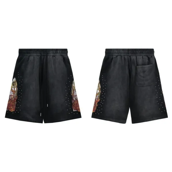 Off-White x Virgil Abloh Graphic Print Shorts Black - 1