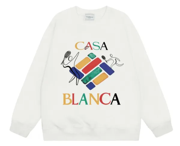 Casablanca Paris Citrus Graphic Hoodie White - 13
