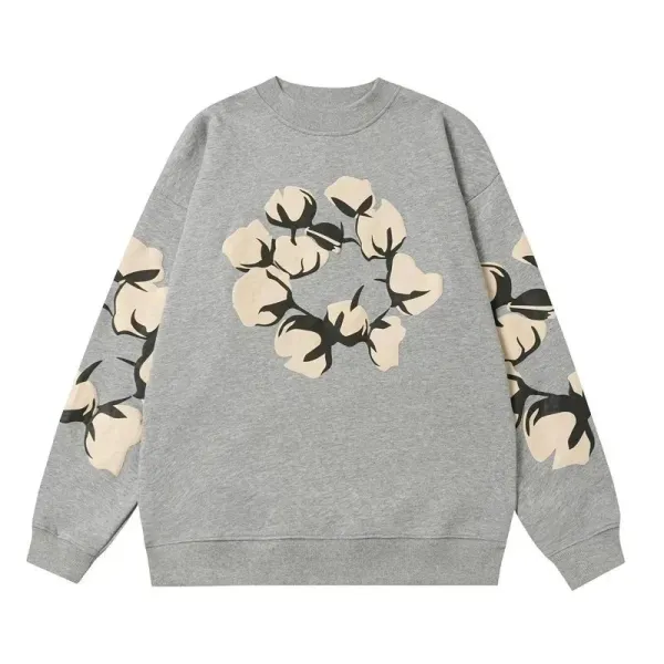 Unknown Cotton Bloom Floral Print Hoodie and Joggers Set - 25