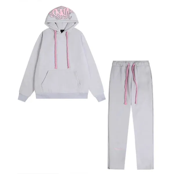Off-White Hoodie and Sweatpants Set Black Streetwear Tracksuit - 6