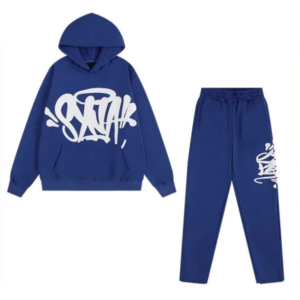 Off-White Hoodie and Sweatpants Set Black Streetwear Tracksuit - 12