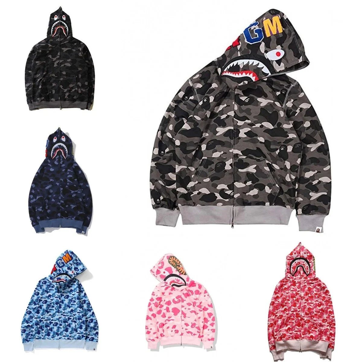 BAPE Shark Hoodie [24 styles]