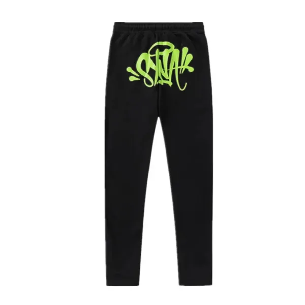Off-White Graffiti Logo Black Sweatpants - 1