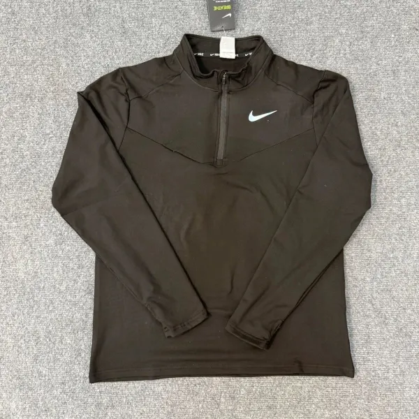 Nike Breathe Half-Zip Base Layer Black - 1