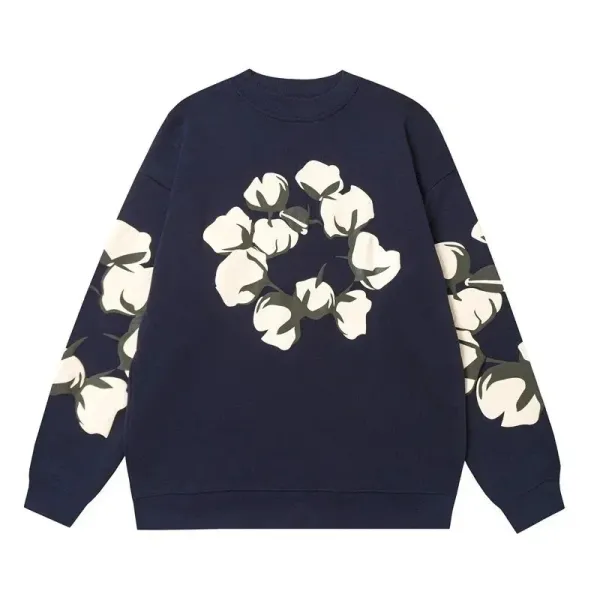 Unknown Cotton Bloom Floral Print Hoodie and Joggers Set - 21