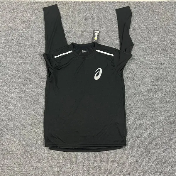 Asics Performance Base Layer Black Activewear Top - 1